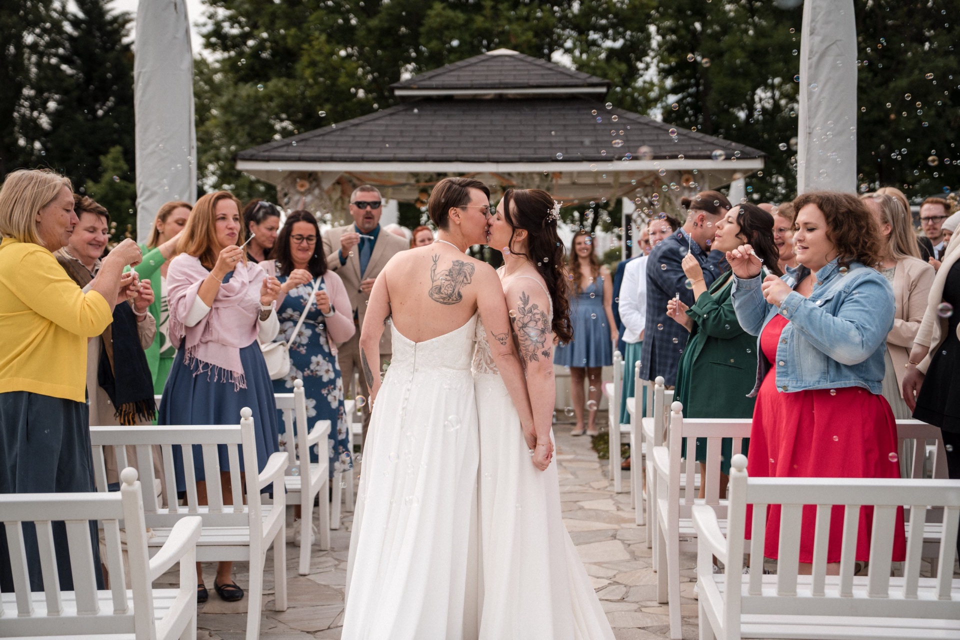Sandra & Katharina – Hochzeit in den Blumengärten Hirschstetten, Bild 26